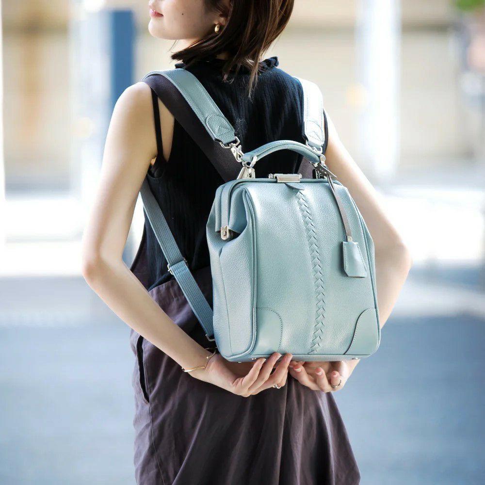 美品 豊岡鞄 YOUTA ダレスリュック 縦型 Airシリーズ 軽量 撥水加工 豊岡鞄 × YOUTA 3wayダレスバッグ 縦型 リザードPVC - 【Lifeit