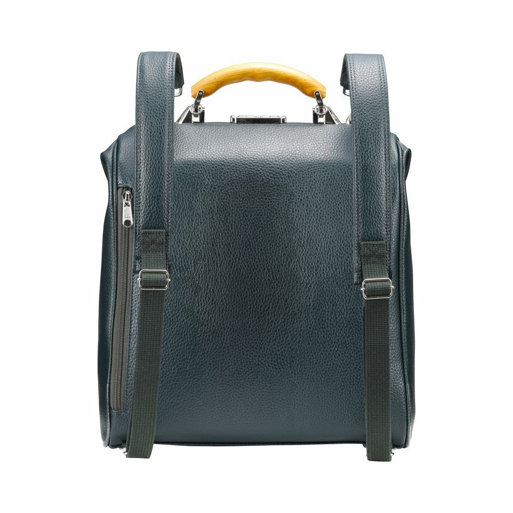 【美品】ZANELLATO ヘルメットバッグ ダレスバッグ 縦型 スエード 鍵付 PORCO ROSSO（ポルコロッソ） ダレスバッグ リュック メンズ