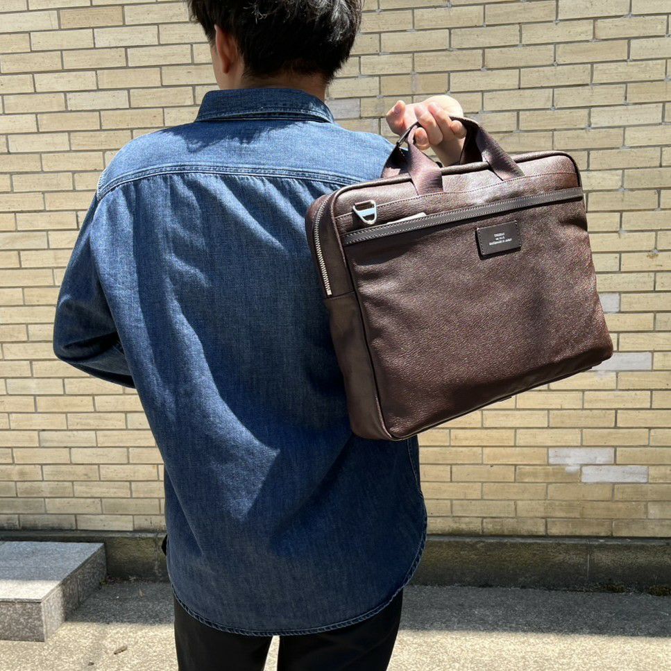 美品 豊岡鞄 CREEZAN 本革 2WAYビジネスバッグ 豊岡鞄 ビジネスバッグ メンズ 日本製 おしゃれ ブリーフケース 2way