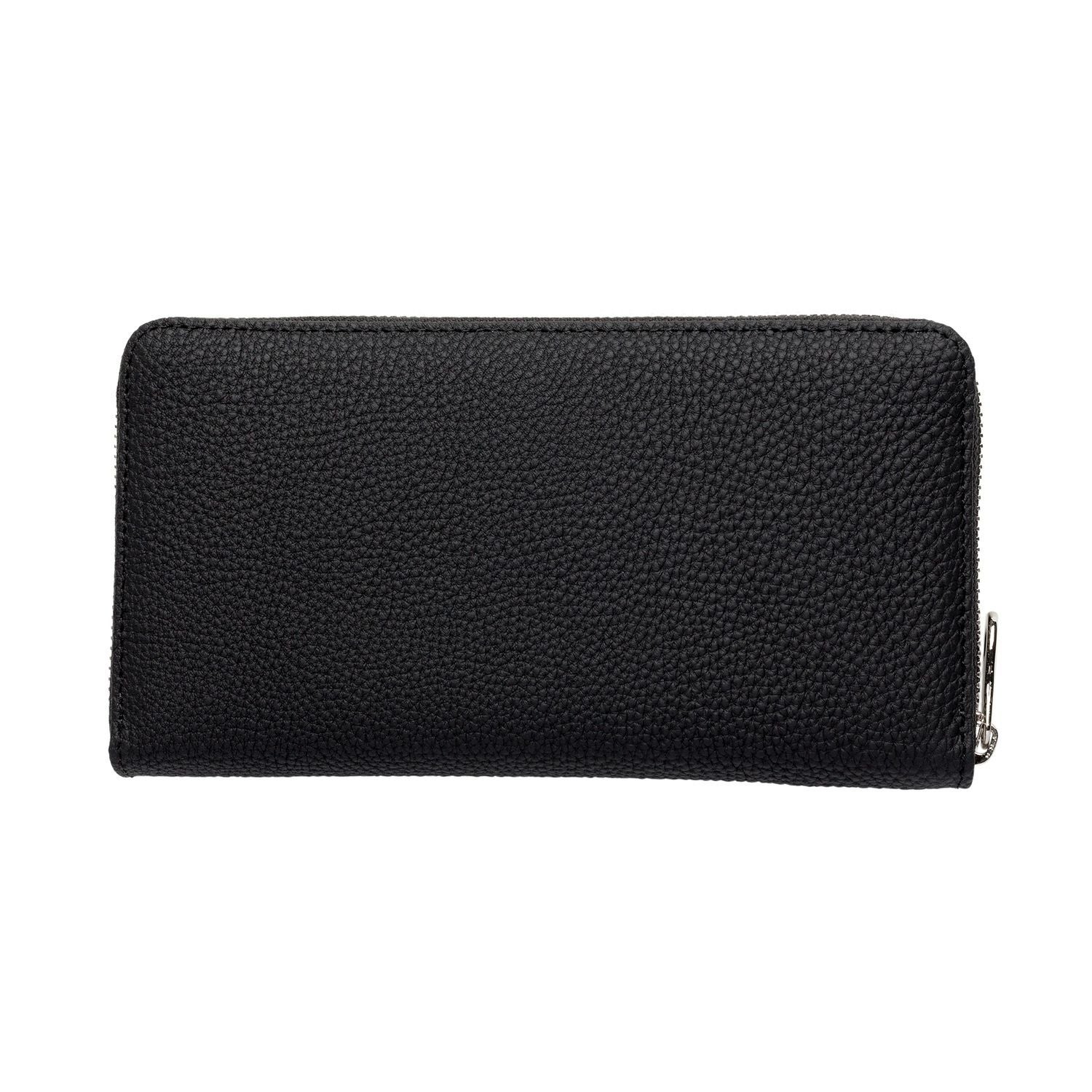 ソフィーヒュルム ショルダーウォレット 長財布 ラウンドファスナー 黒 ブラック SOPHIE HULME - ソフィーヒュルム ショルダーウォレット 長財布