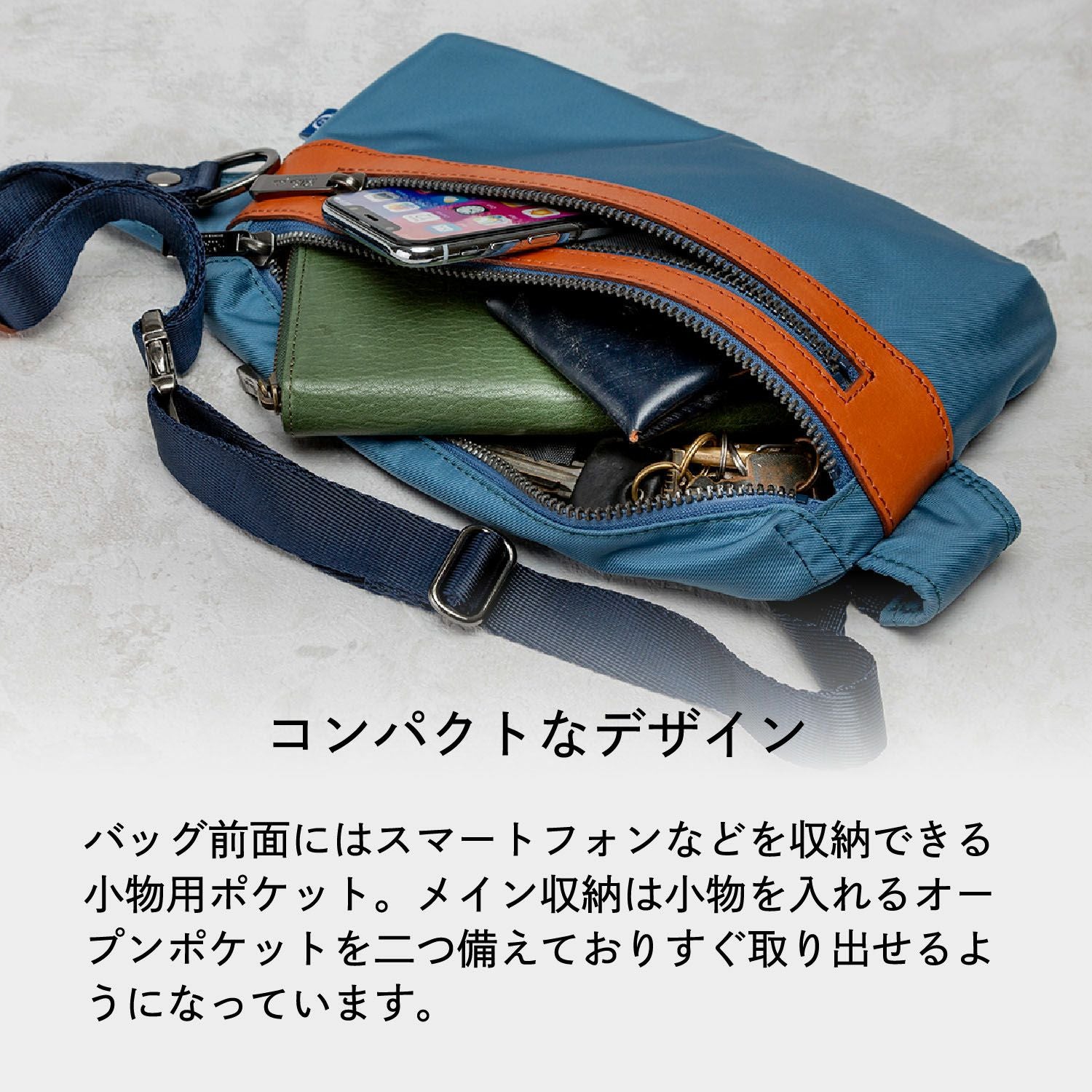 for the Blue ボディ＆ウエストポーチ | 豊岡鞄公式オンラインストア