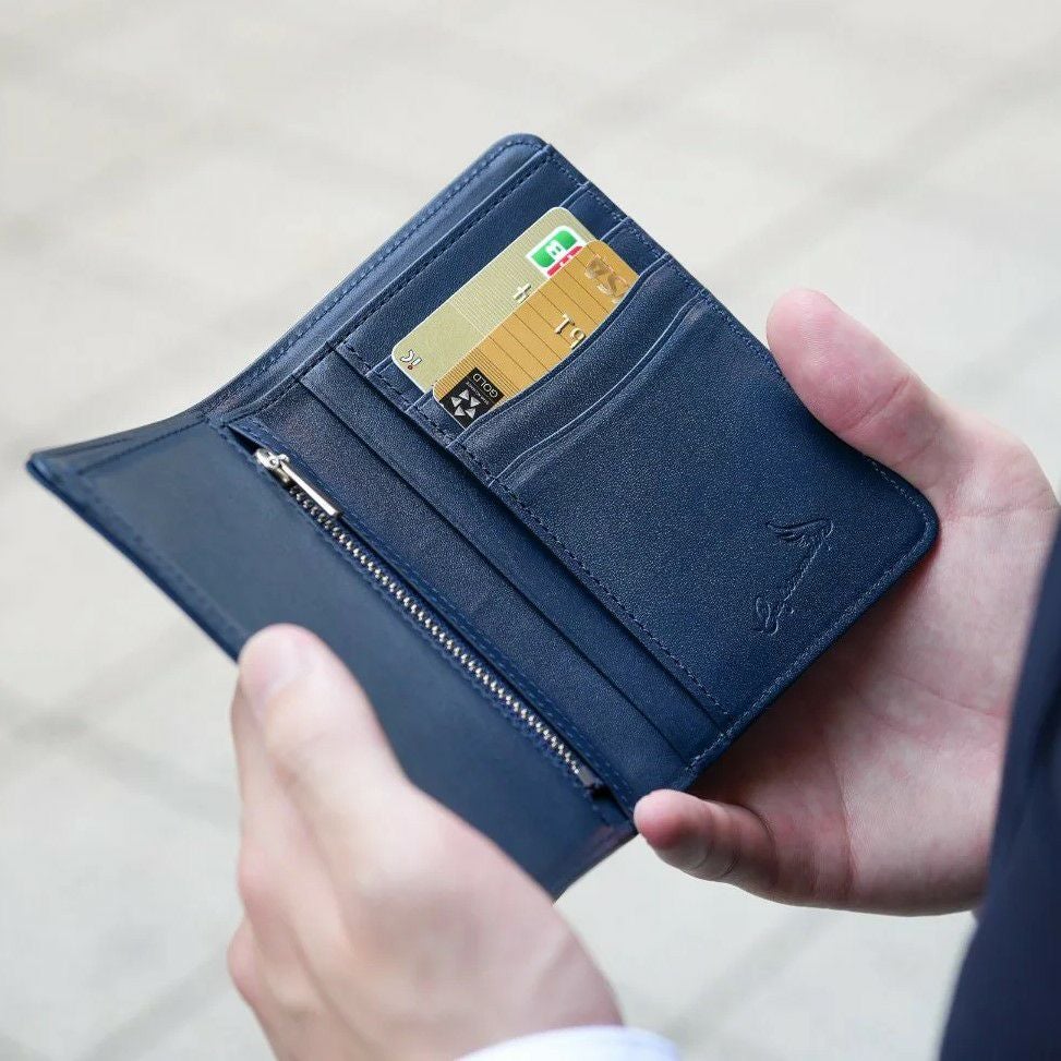 craftsmanship AI（藍） Jacket Wallet Short | 豊岡鞄公式オンライン