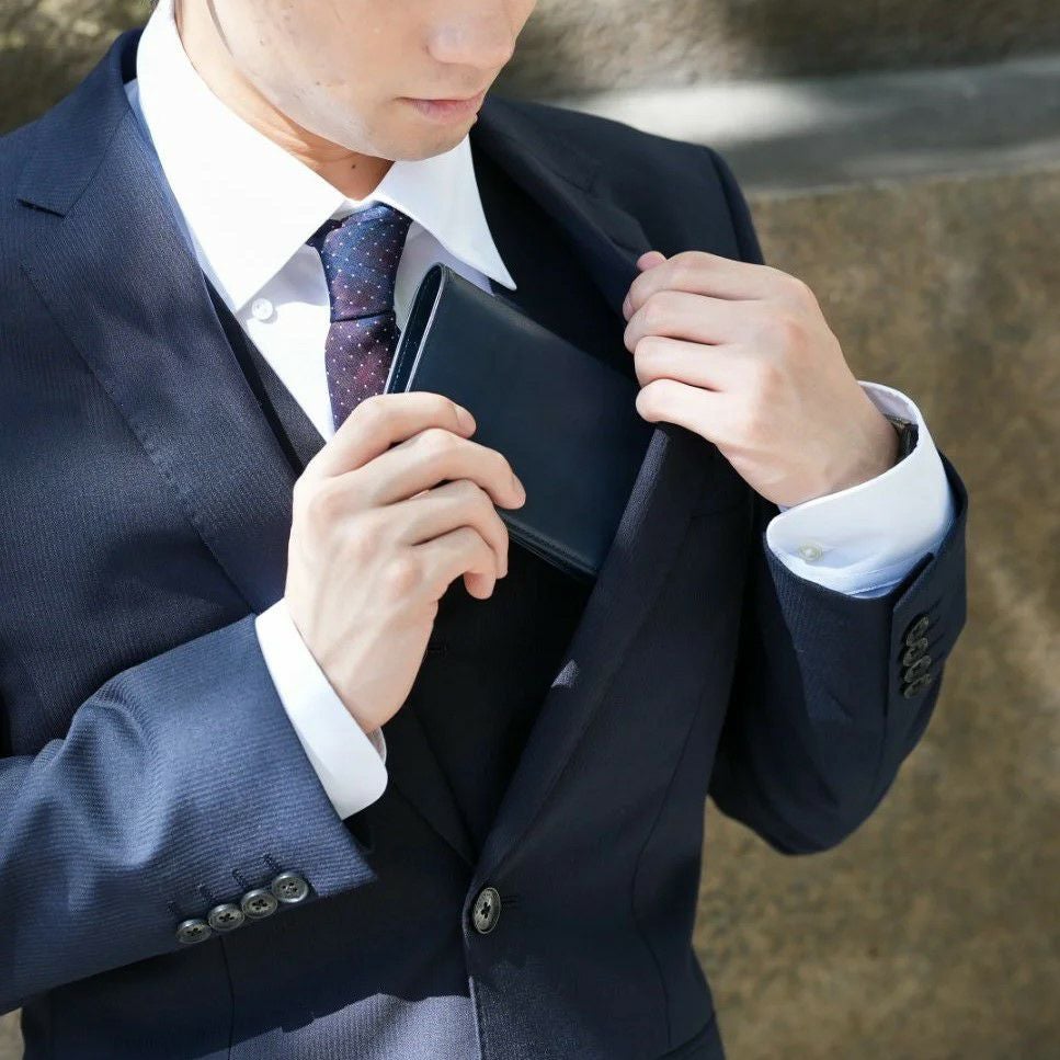 craftsmanship AI（藍） Jacket Wallet Short | 豊岡鞄公式オンライン