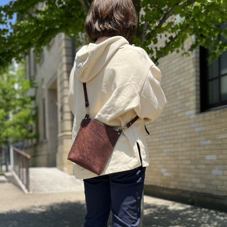 エナガのしっぽさん専用　利休バック haaki Leather Pueblo Shoulder Bag | 豊岡鞄公式オンラインストア