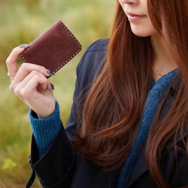 haaki Leather Veined Wave Coin Purse | 豊岡鞄公式オンラインストア